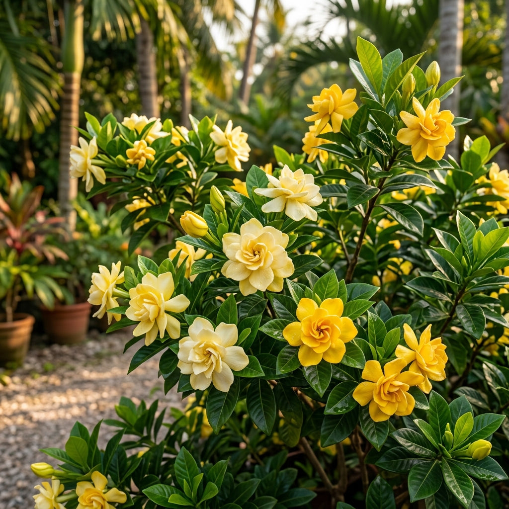 Gandharaj Yellow Flower Seeds for Planting