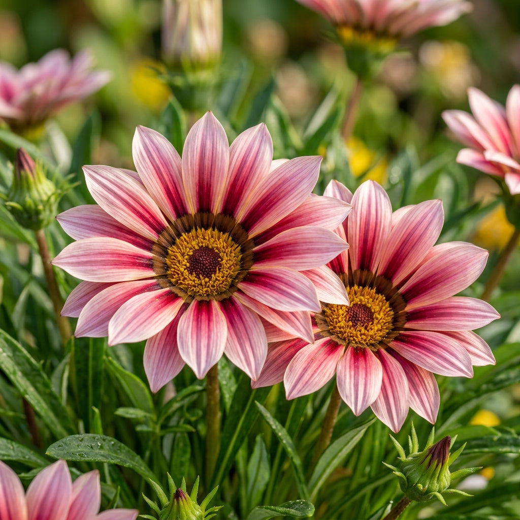 Gazania New Day Rose Stripe Seeds – Rose Striped Gazania