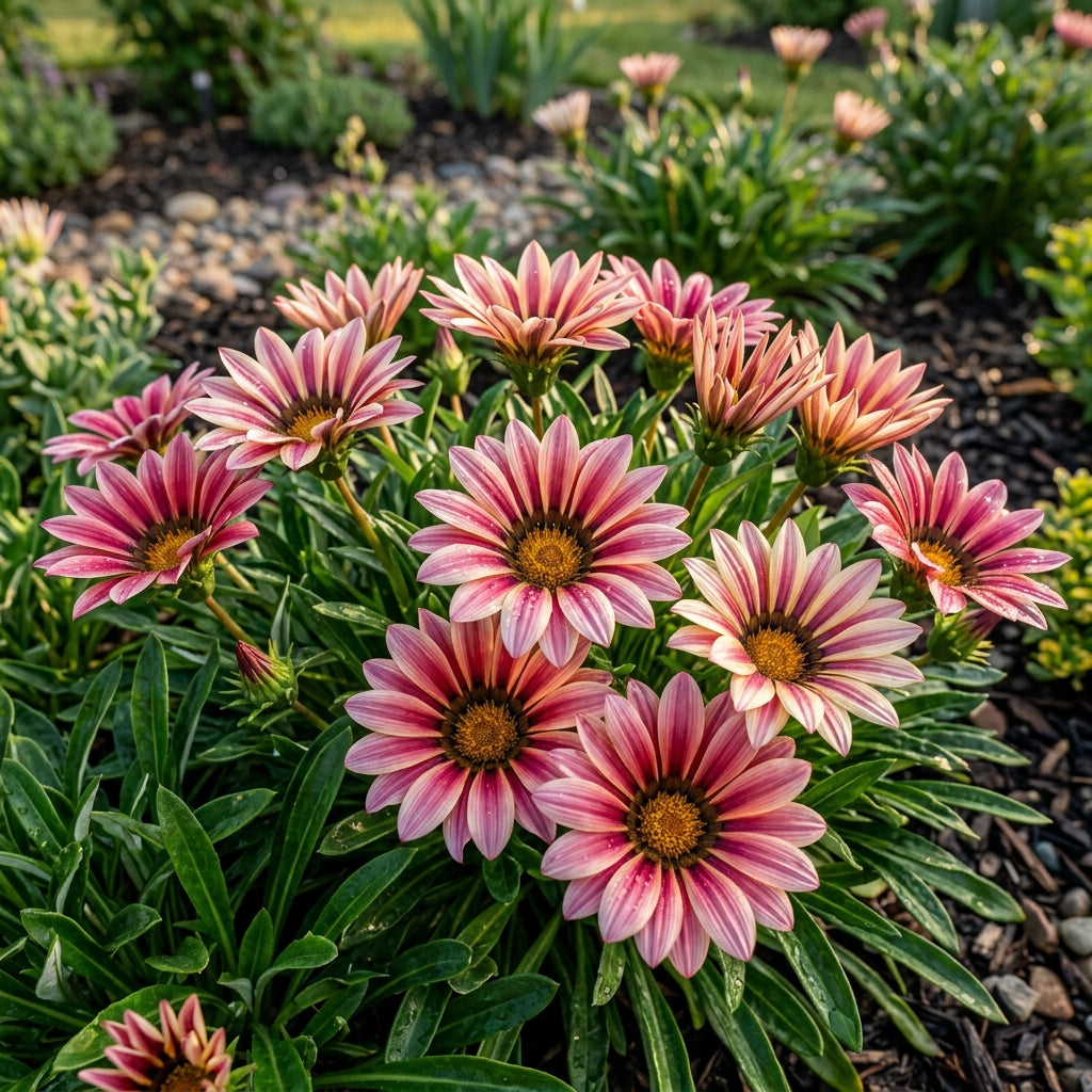 Gazania New Day Rose Stripe Seeds – Rose Striped Gazania