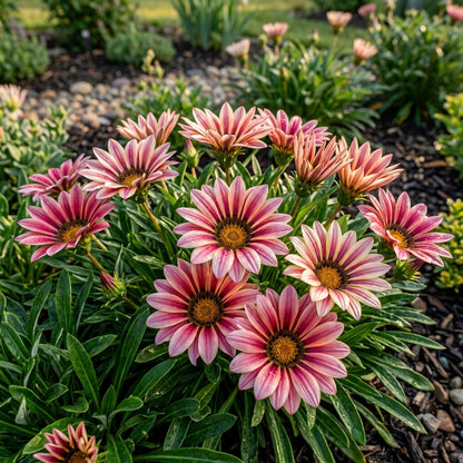 Gazania New Day Rose Stripe Seeds – Rose Striped Gazania