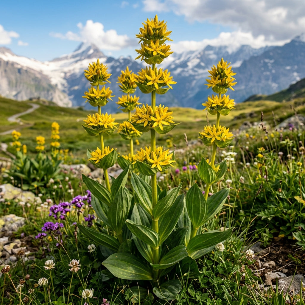 Gentiana Lutea Flower Seeds