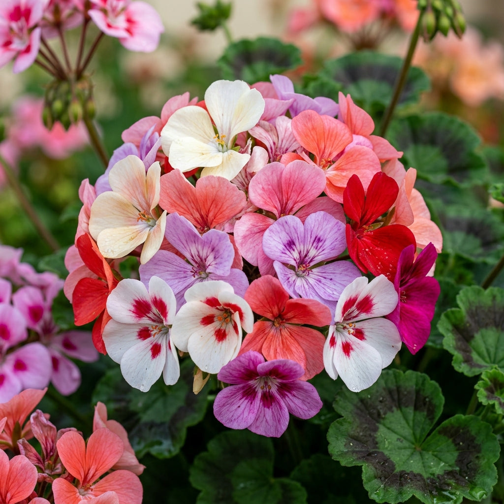 Geranium Shadow Mixed Flower Seeds For Planting