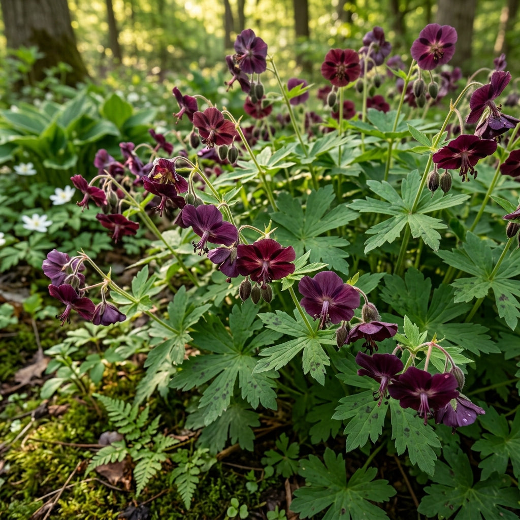 Geranium Phaeum Flower Seeds For Planting