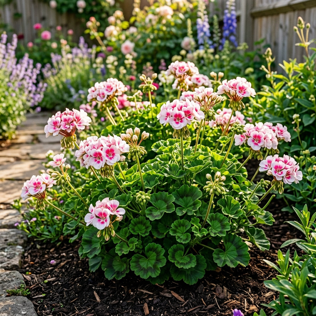 White Pink Geranium Flower Seeds For Planting