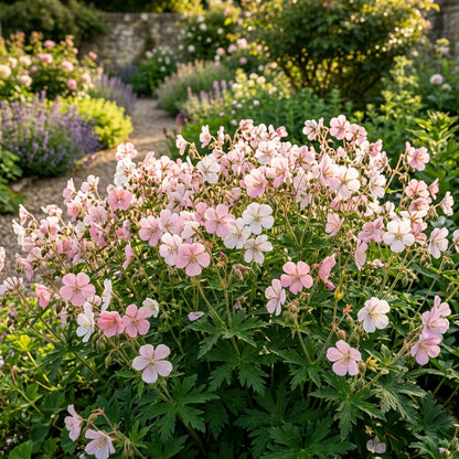 Geranium Pratense Pink Ghost Flower Seeds