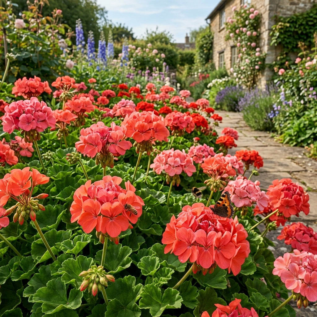 Light Red Geranium Flower Seeds for Garden Planting