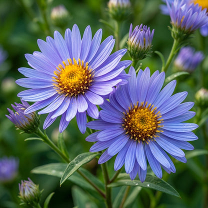 Giant Blue Moon Aster Flower Seeds for Planting