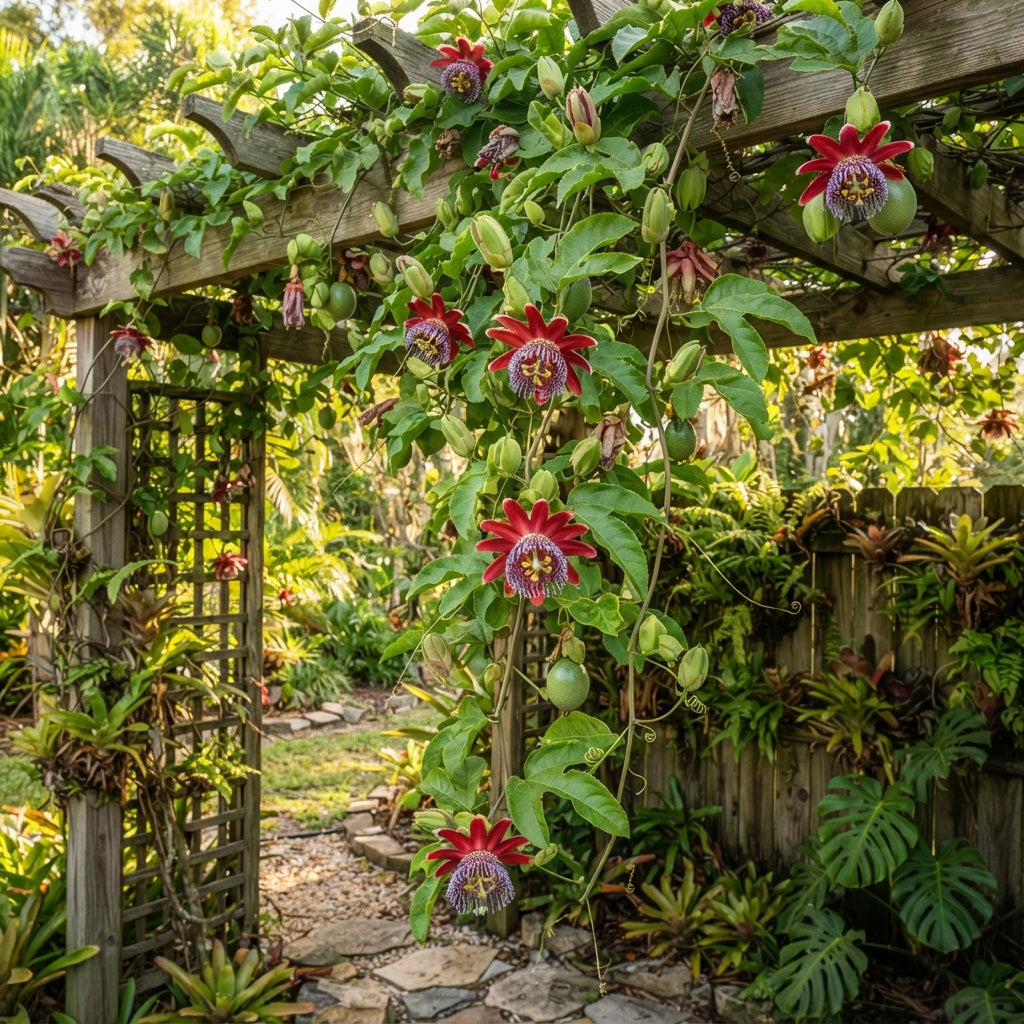 Giant Granadilla Red Passion Flower Vine Seeds for Planting