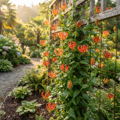 Gloriosa Orange Glory Flower Seeds for Planting