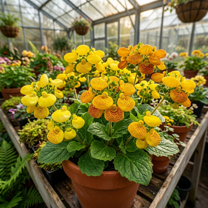Gold Pocketbook Flower Seeds for Planting
