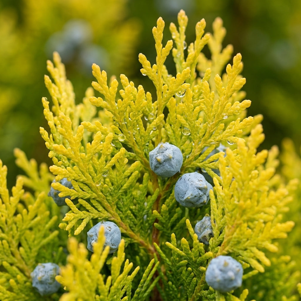 Golden Oriental Arborvitae Seeds Platycladus orientalis Aurea – Ornamental Evergreen Hedge Tree Seeds