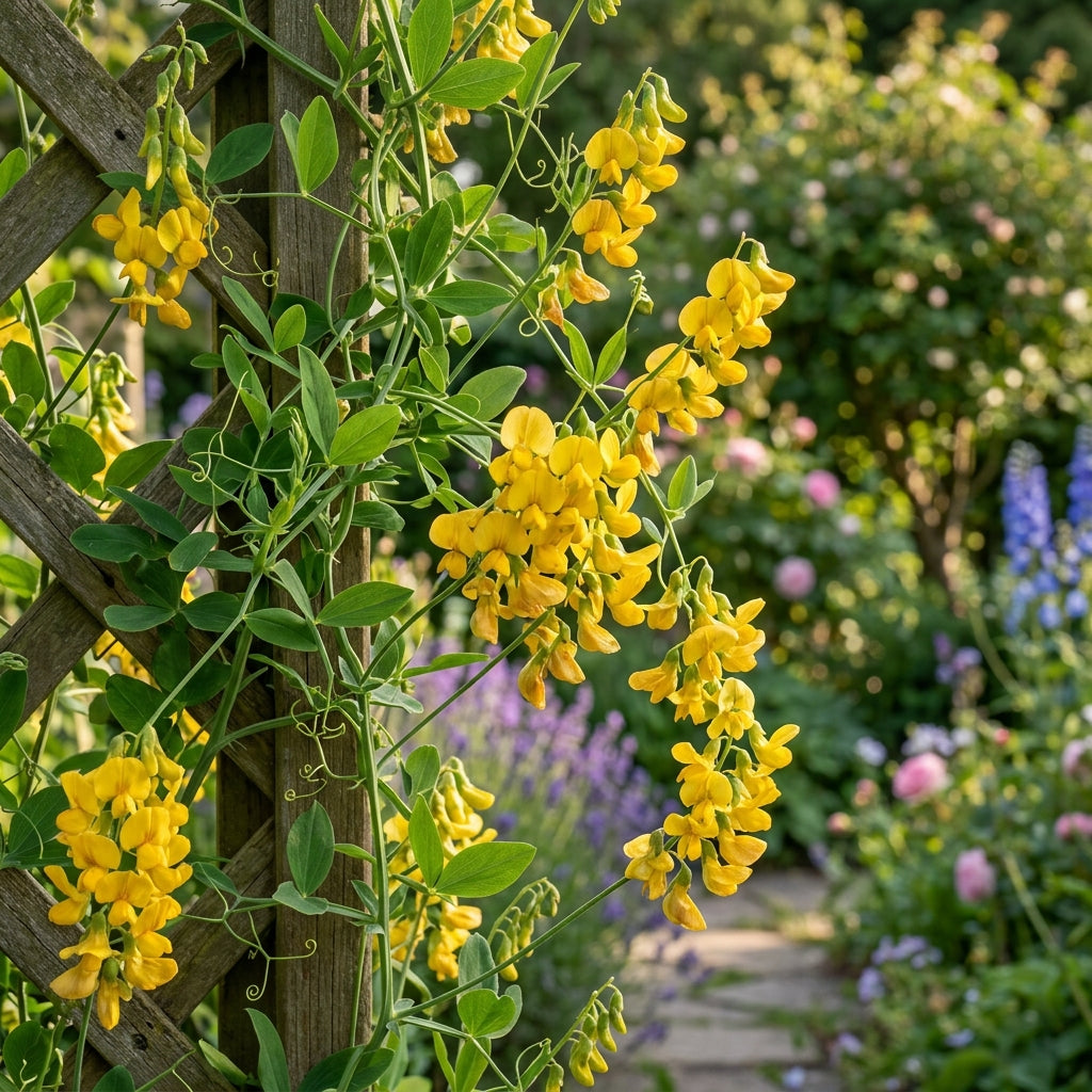 Lathyrus Aureus Golden Pea Flower Seeds For Planting