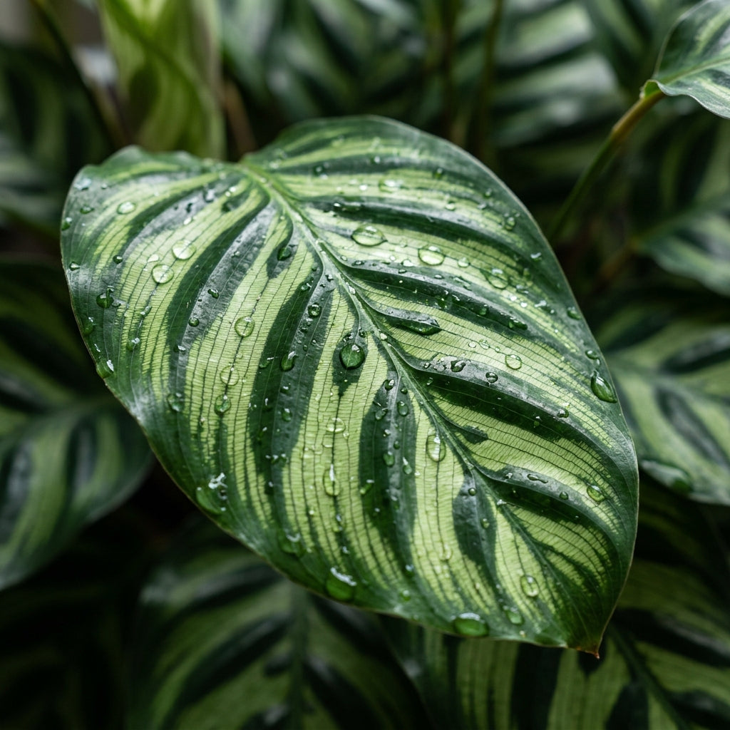 Green Calathea Plant Seeds for Indoor Planting - Tropical Decorative Foliage Plants for Containers & Home Gardens