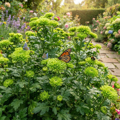 Green Chrysanthemum Flower Seeds for Planting