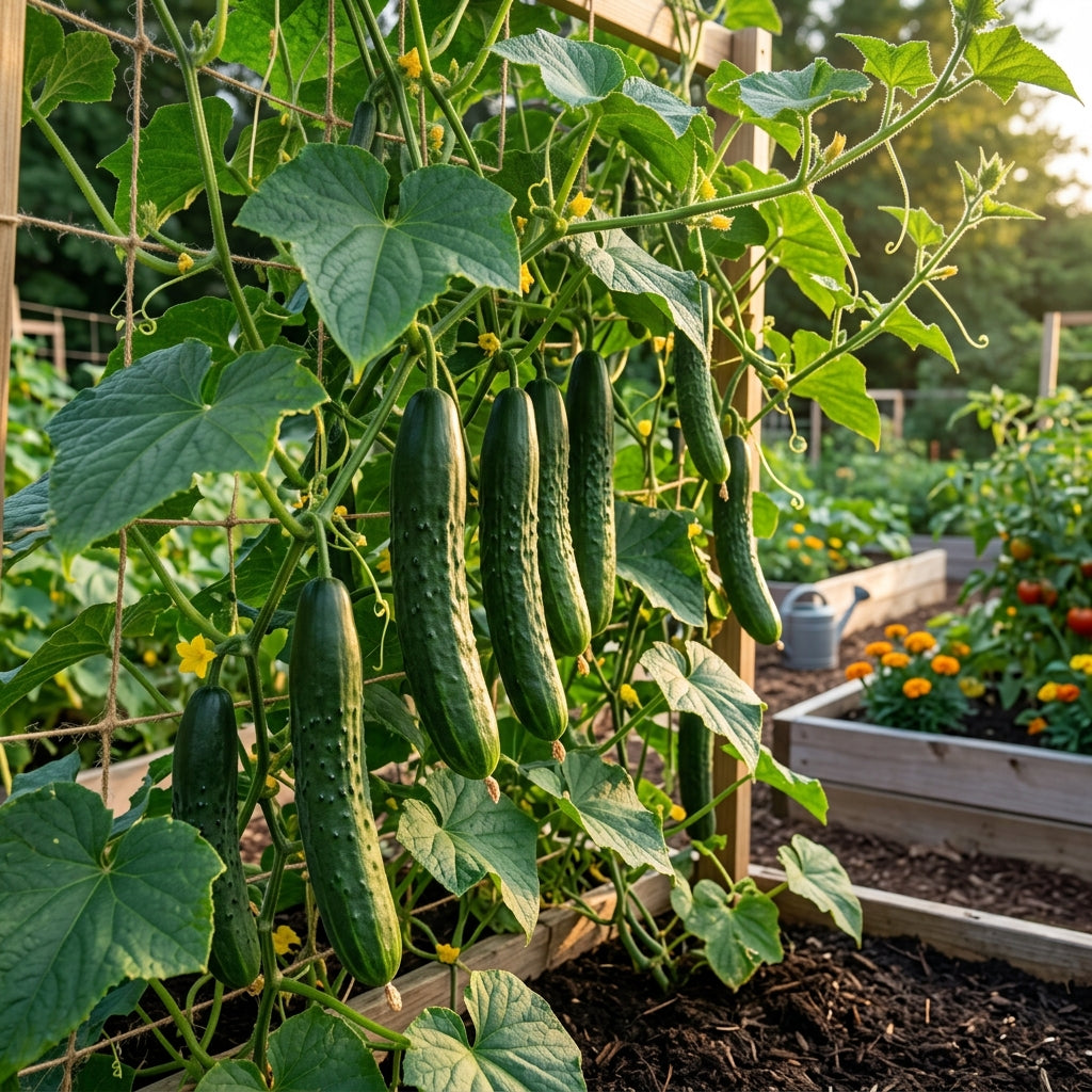 Green Dragon Long Cucumber Seeds – Long Cucumber Seeds for Home Gardening