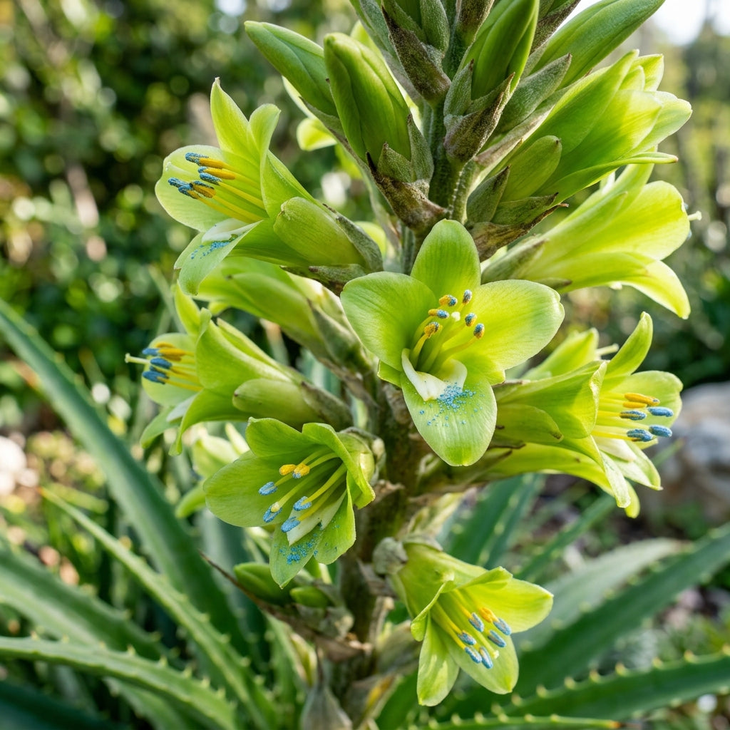 Green Puya mirabilis Flower Seeds for Planting