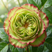 Green Rose Flower Seeds with Red Edge - Rose Flower Seeds for Garden