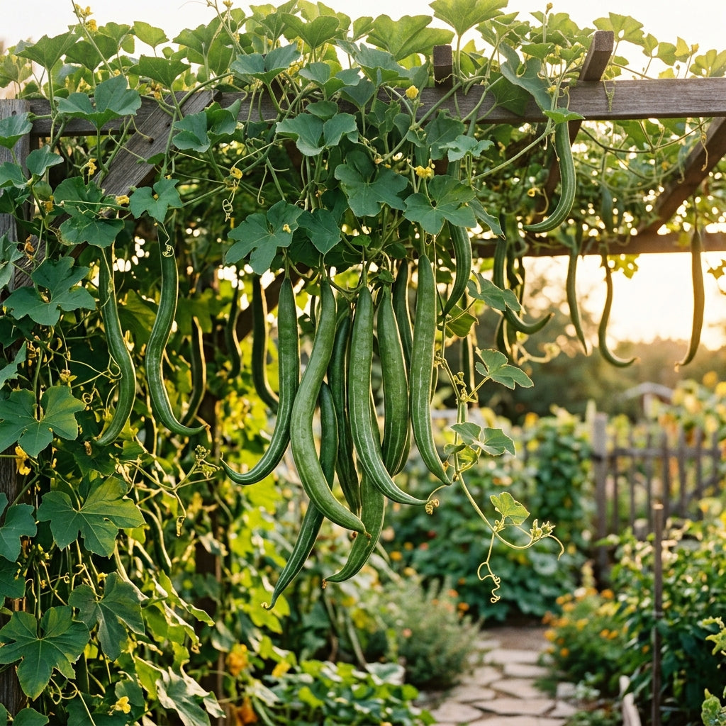 Green Snake Gourd Seeds – Traditional Snake Gourd Seeds