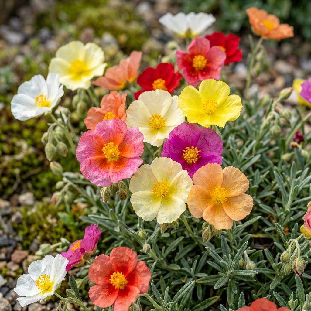 Helianthemum Crown Mix Flower Seeds for Planting