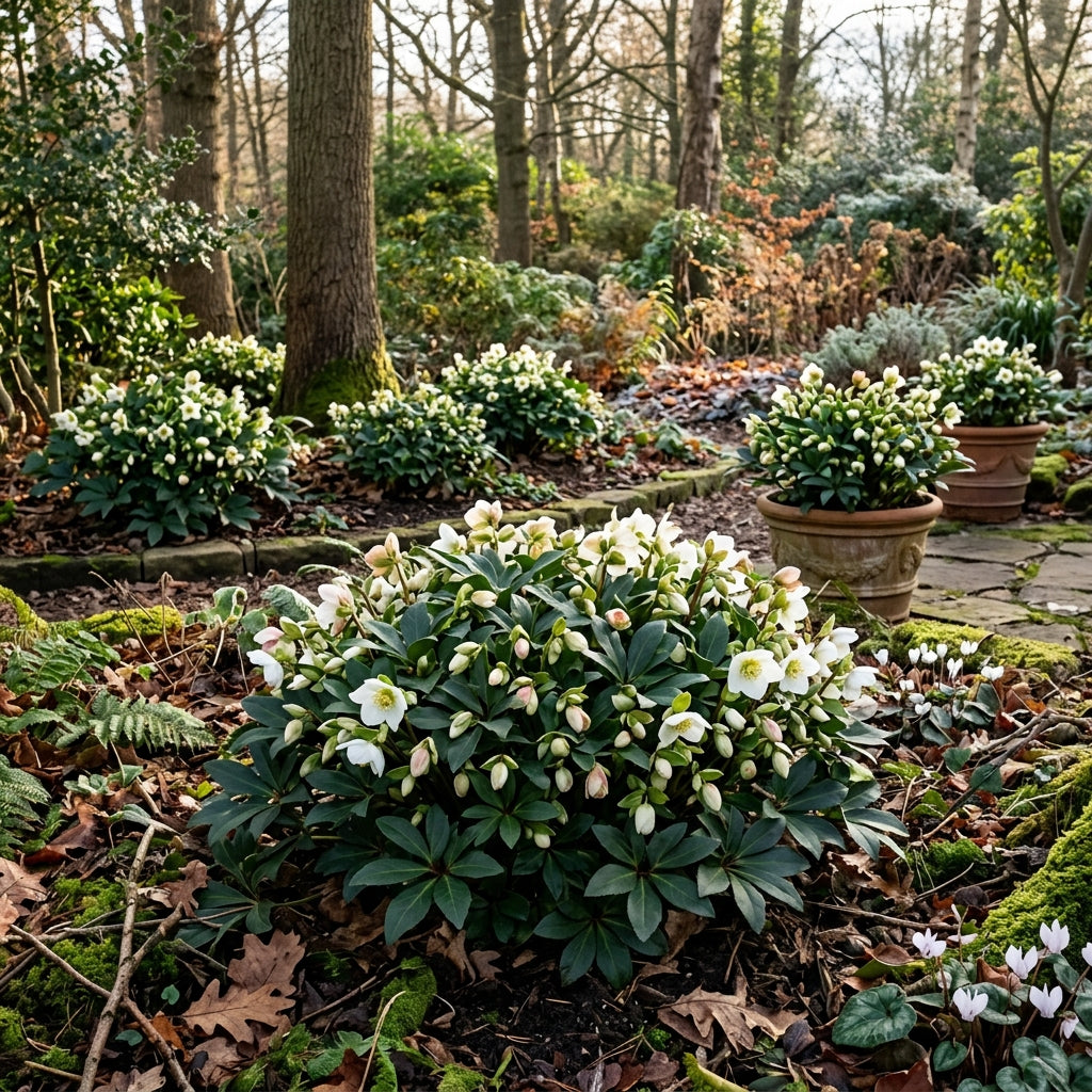 Christmas Rose Seeds - Helleborus Niger Flower Seeds for Garden