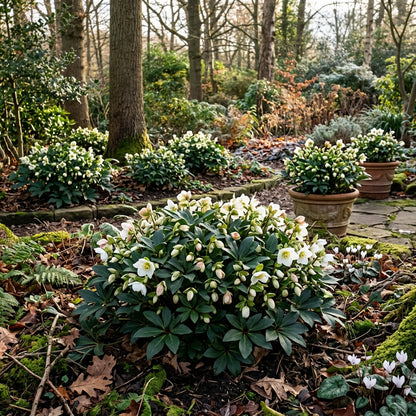 Christmas Rose Seeds - Helleborus Niger Flower Seeds for Garden