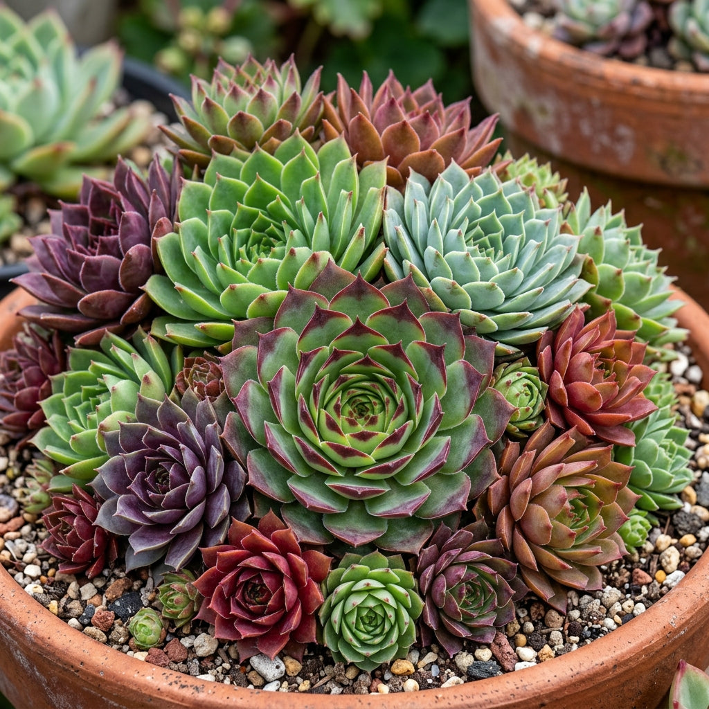 Air Purifier Hens and Chickens Mix Succulent Seeds for Garden Planting