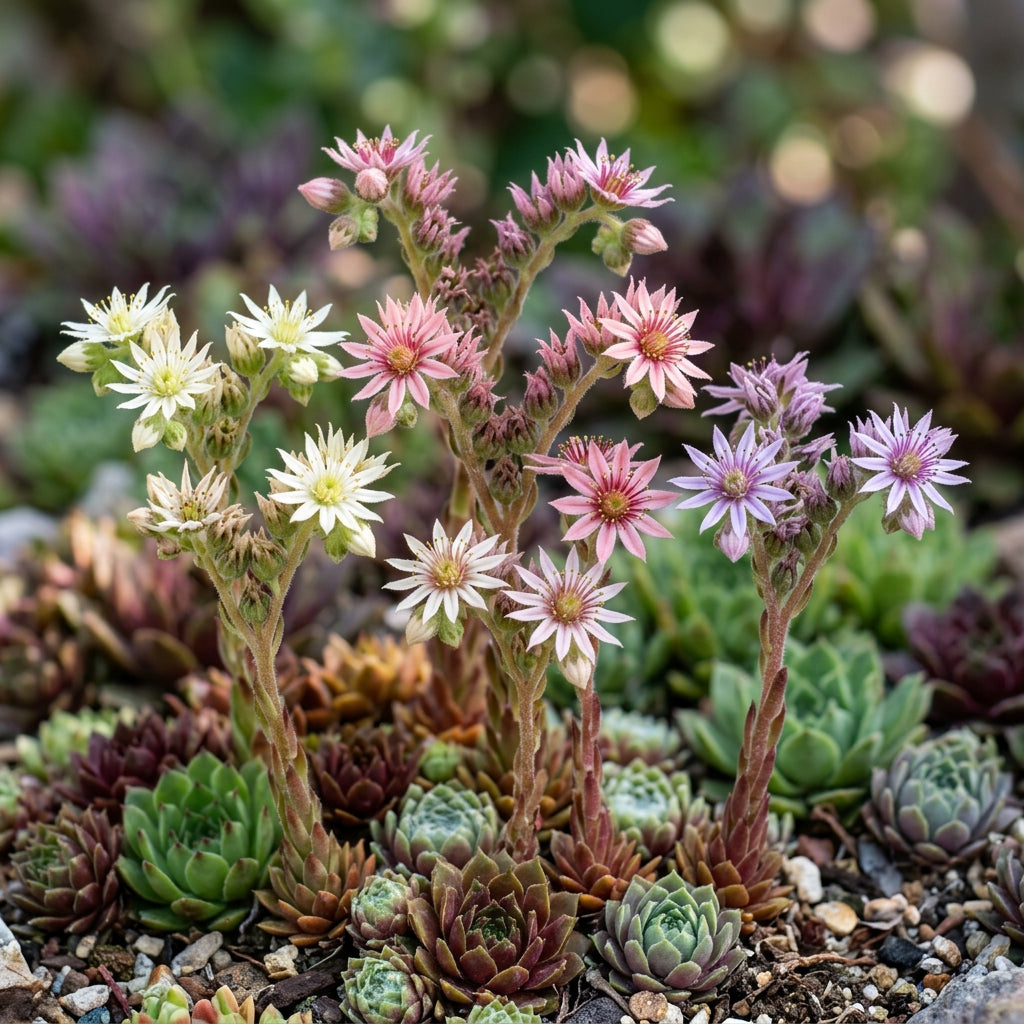 Air Purifier Hens and Chickens Mix Succulent Seeds for Garden Planting