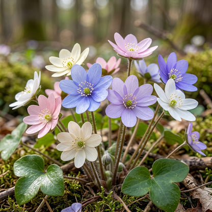 Hepatica Nobilis Flower Seeds for Garden Planting