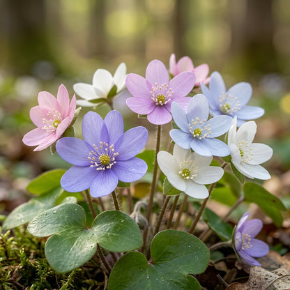 Hepatica Nobilis Flower Seeds for Garden Planting