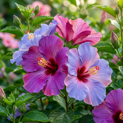 Blue Pink and Purple Hibiscus Seeds for Planting