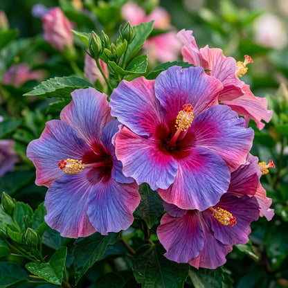 Blue Pink and Purple Hibiscus Seeds for Planting