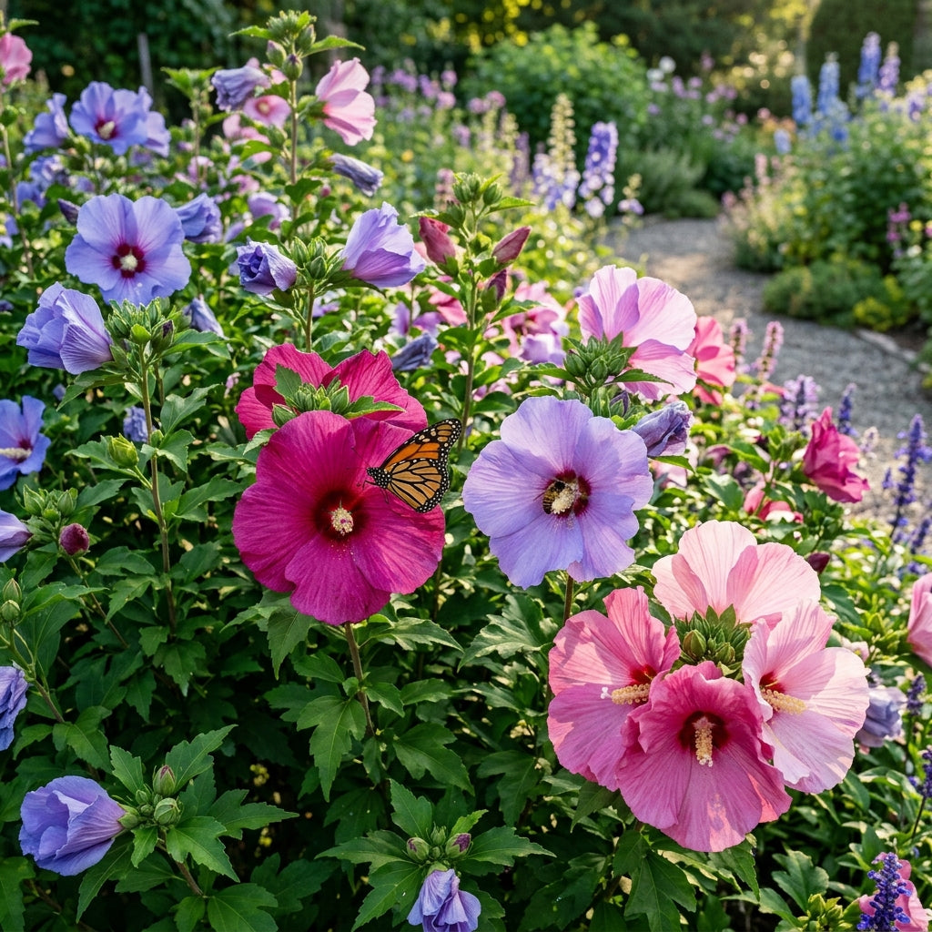 Blue Pink and Purple Hibiscus Seeds for Planting