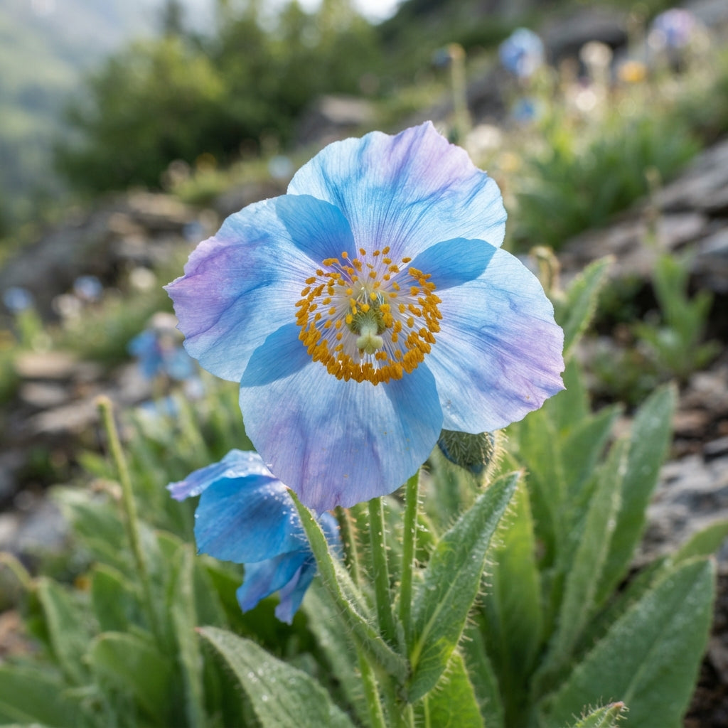 Meconopsis Aculeata Himalayan Blue Poppy Seeds for Planting
