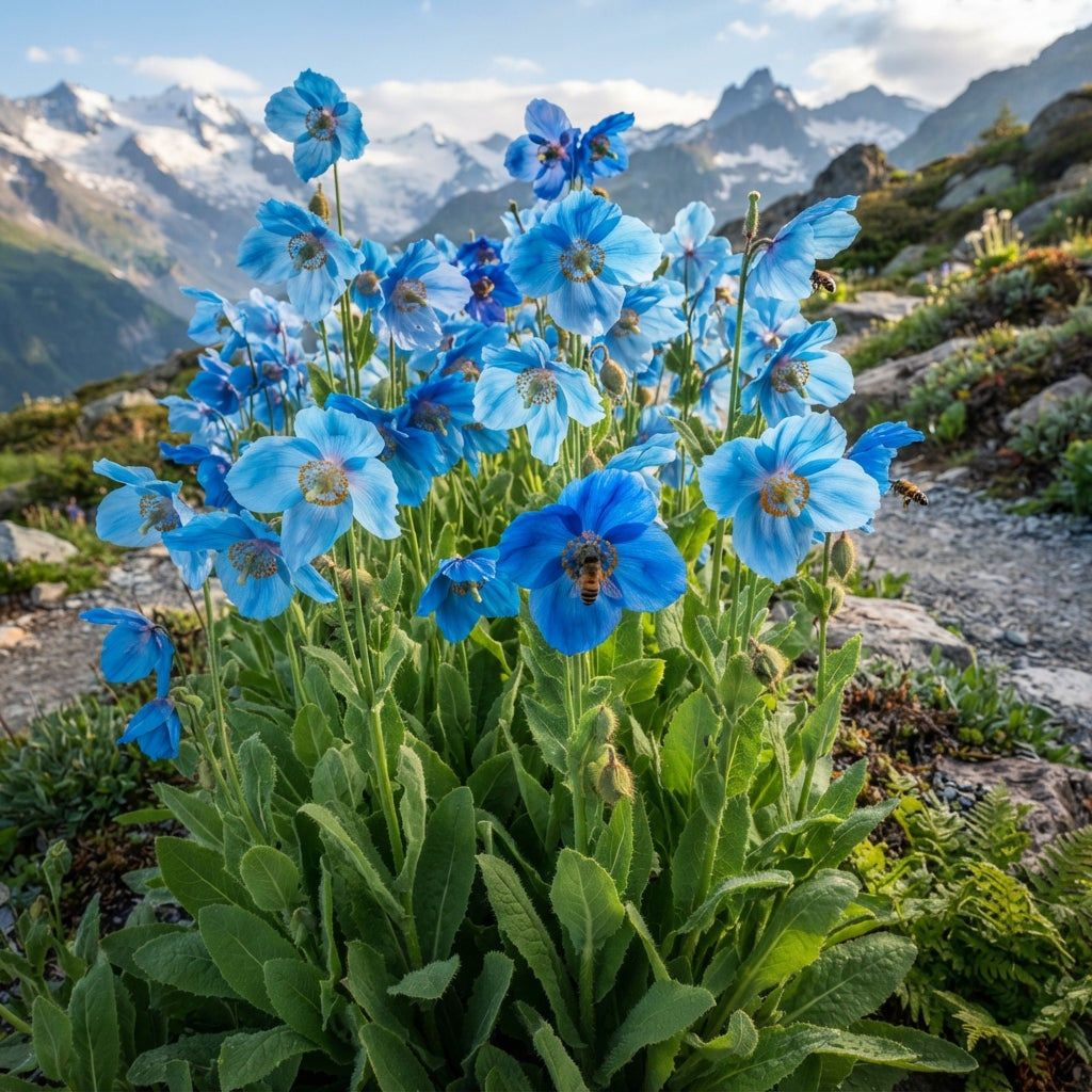 Himalayan Blue Poppy Meconopsis betonicifolia Seeds for Planting