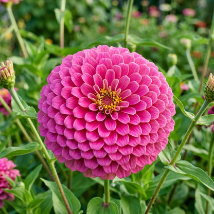 Hot Pink Zinnia Flower Seeds for Planting