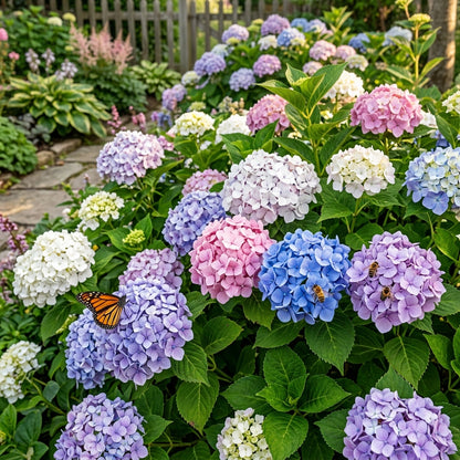 Dwarf Hybrid Hydrangea Flower Seeds for Planting