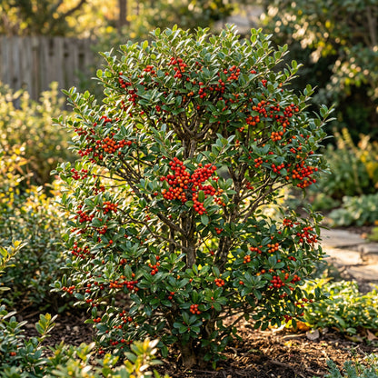 Yaupon Holly Seeds Ilex vomitoria – Evergreen Garden Plant Seeds for Planting