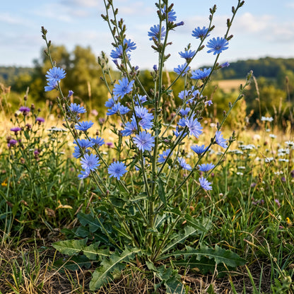 Chicory Seeds (Cichorium intybus) – Heirloom Open Pollinated Wildflower Seeds