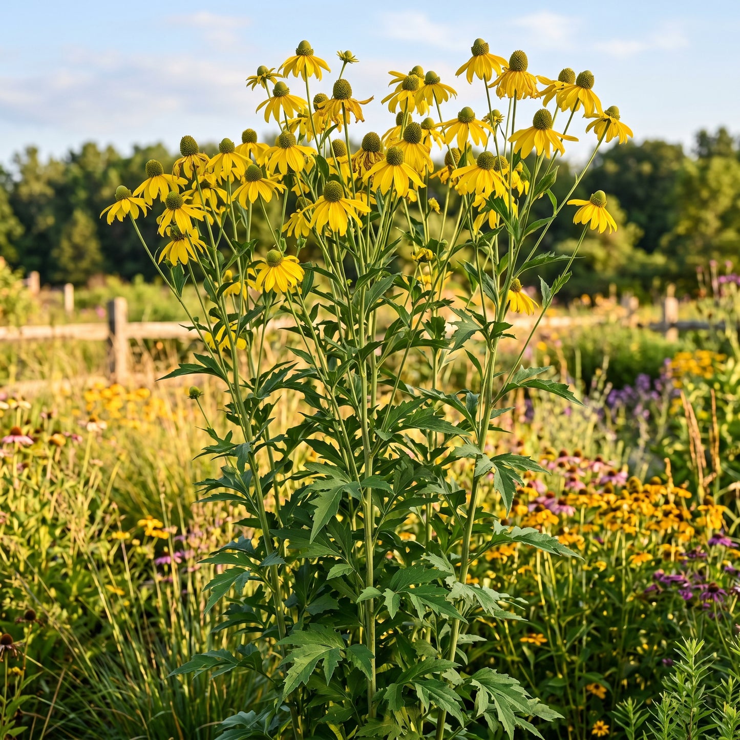 Rudbeckia laciniata Seeds – Tall Yellow Flower Seeds for Garden