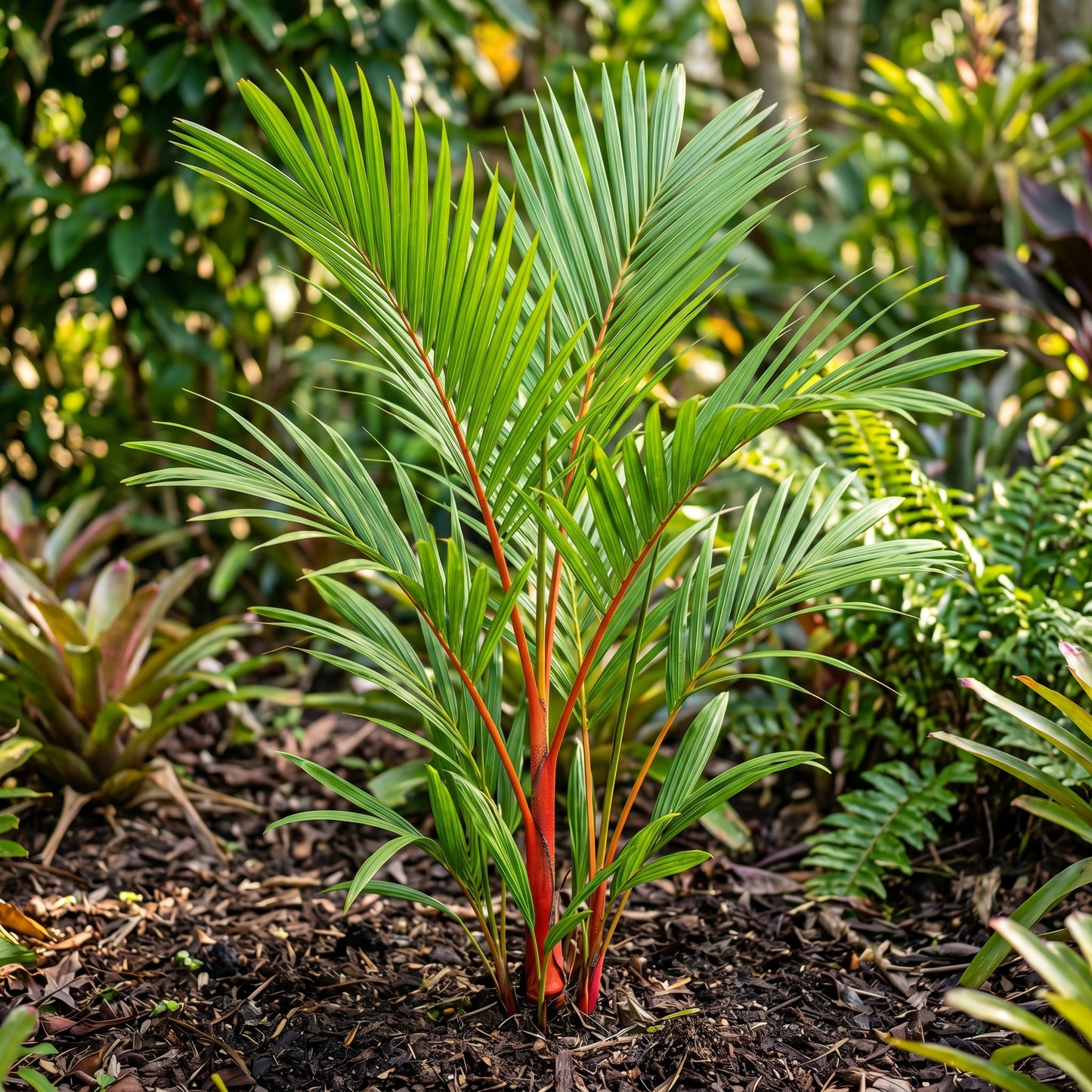 Red Palm Seeds for Garden and Landscape Planting