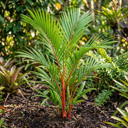 Red Palm Seeds for Garden and Landscape Planting