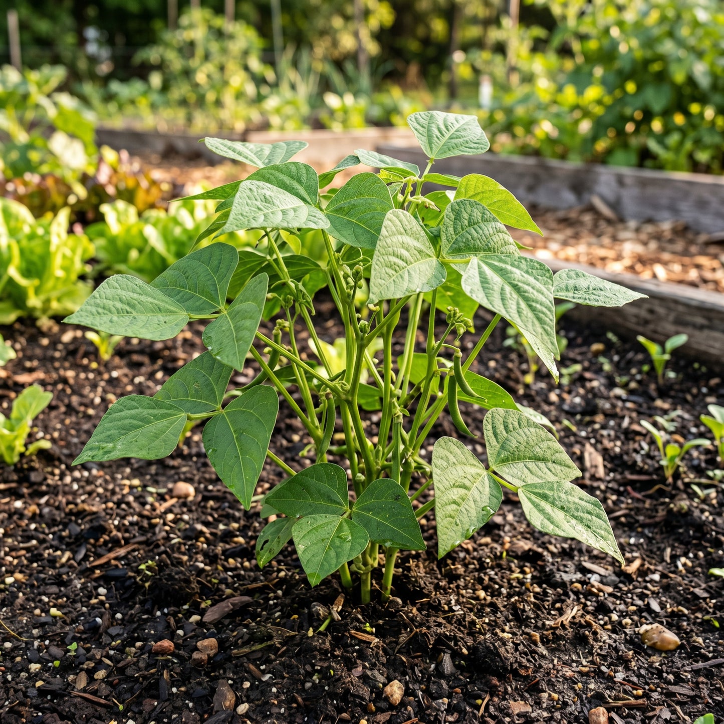 Bush Bean Seeds Vegetable Plant for Garden Growing