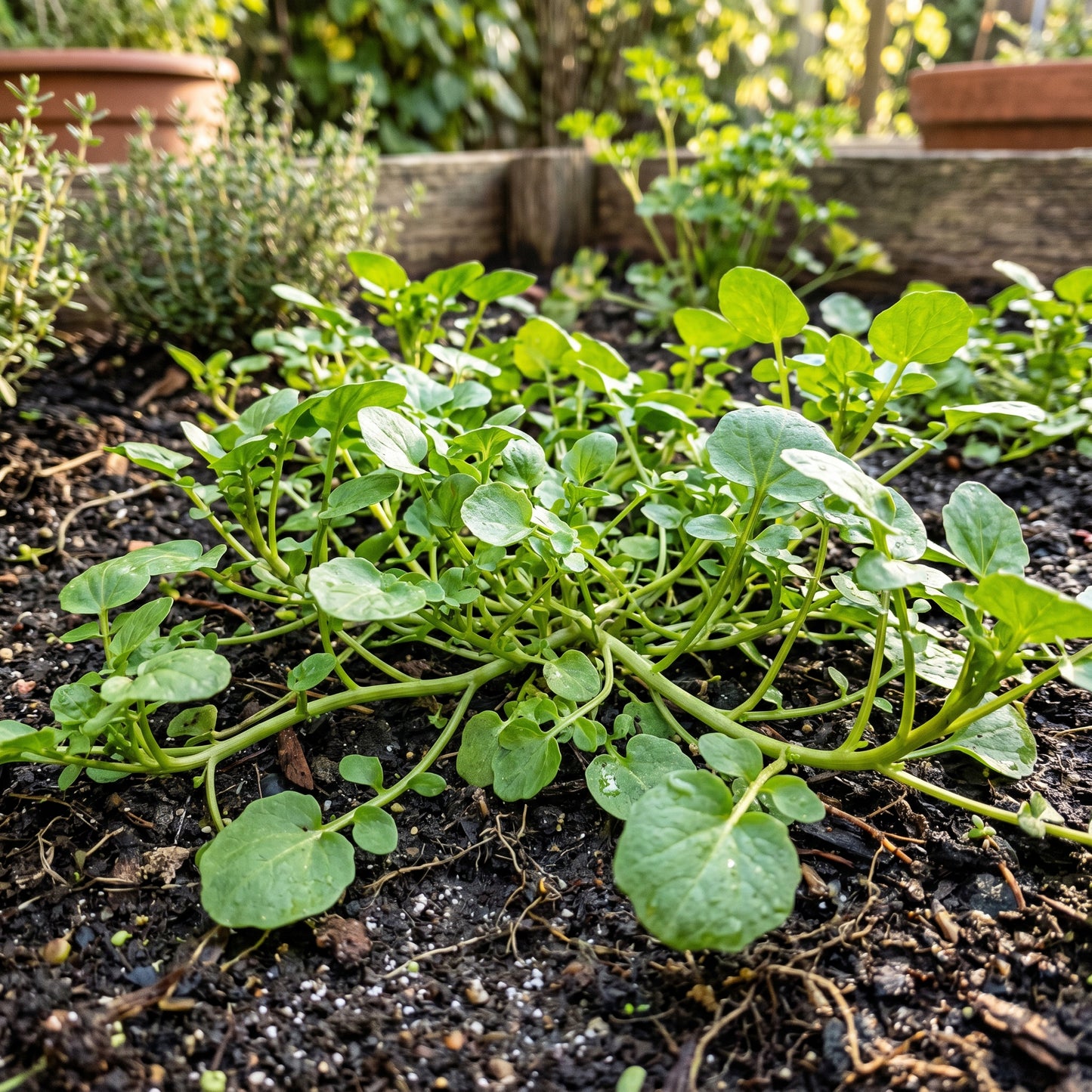 Watercress Seeds Leafy Herb Plant for Garden Growing
