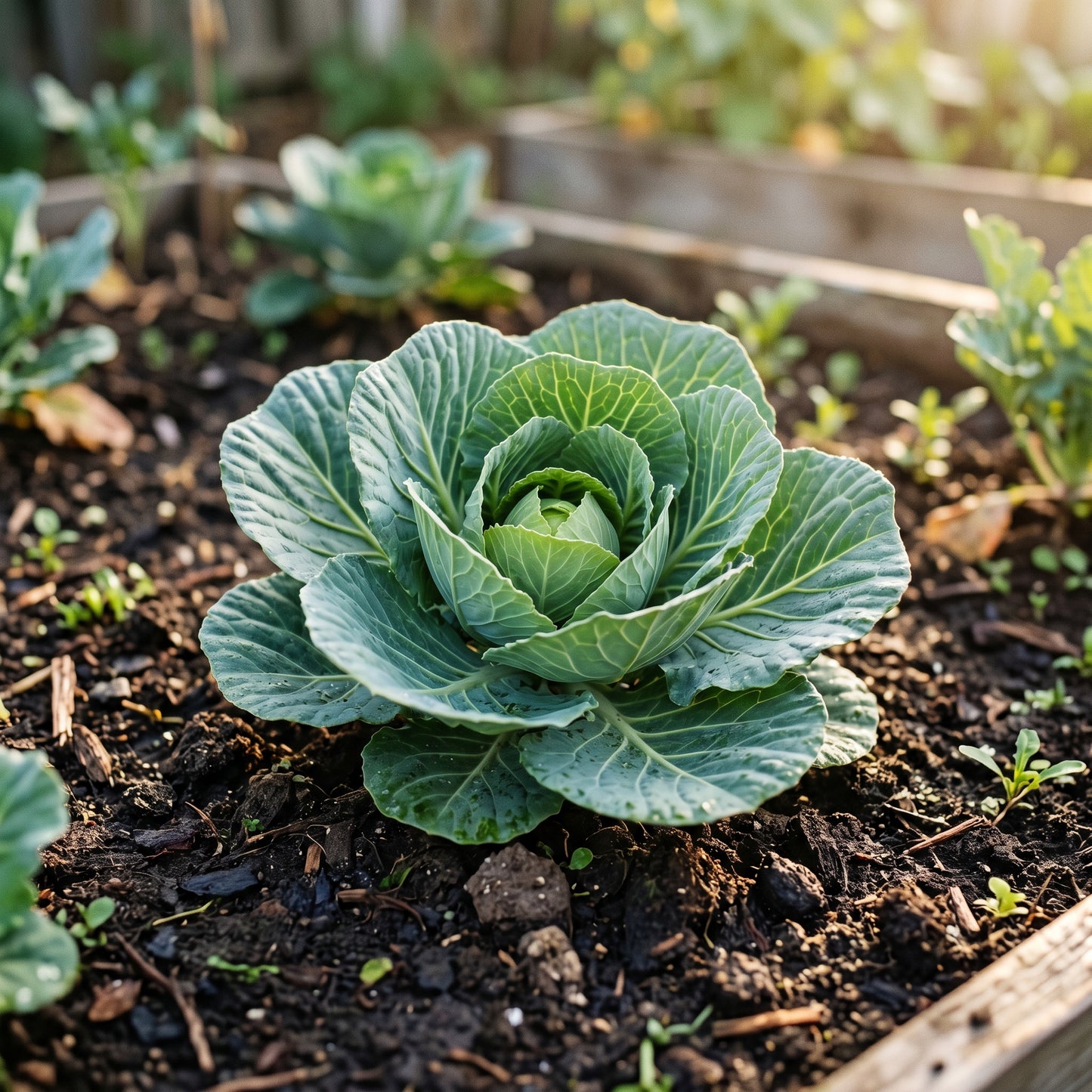 Cabbage Seeds Leafy Vegetable Plant for Garden Growing