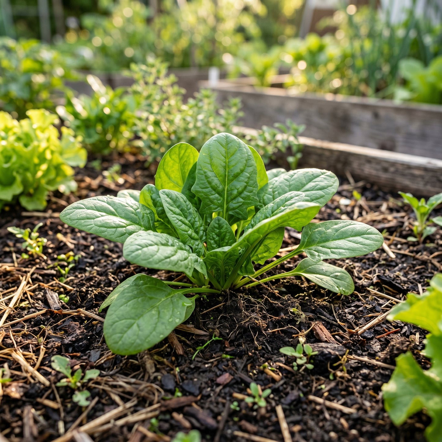 Spinach Seeds Leafy Vegetable Plant for Garden Growing