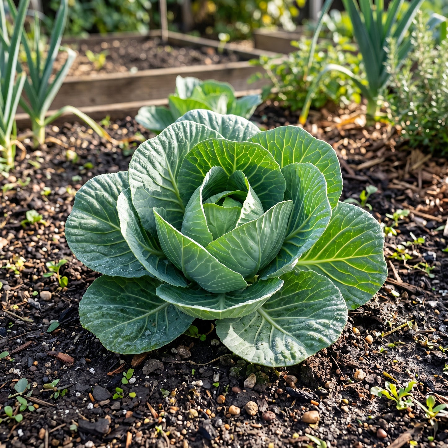 Cabbage Seeds Vegetable Plant for Garden Growing