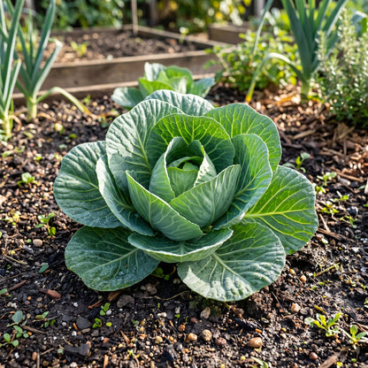 Cabbage Seeds Vegetable Plant for Garden Growing