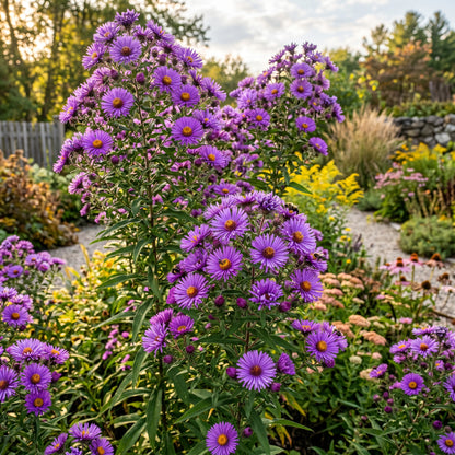 New England Aster Seeds Flower Plant for Garden Growing