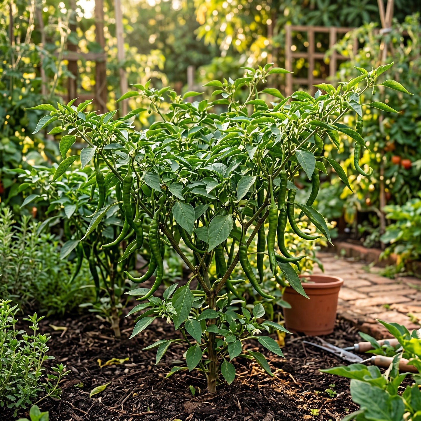 Chilli Bangalore Whippet’s Tail Seeds – Chilli Seeds for Home Garden