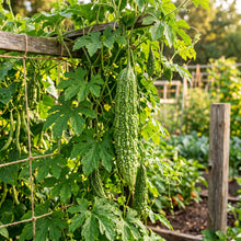 Bitter Melon (Bitter Gourd) Seeds – Khổ Qua Mỡ Trái Dài Ampalaya Vegetable Seeds